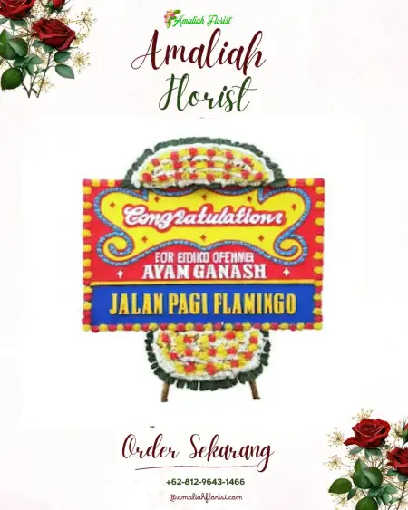 Sewa Papan Bunga Garoga