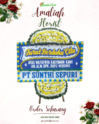 Papan Bunga Duka di Garoga