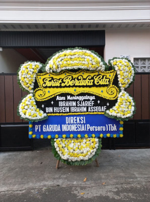 Papan Bunga Duka di Garoga